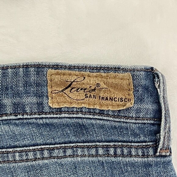 Levi's Demi Curve Jeans Womens 8/29 Blue Classic Mid-Rise Straight Denim Pants - Picture 12 of 12